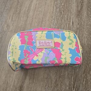 Lilly Pulitzer Colorful Floral Cosmetic Bag